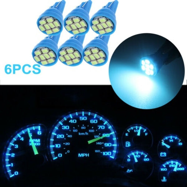 Ice Blue Gauge Cluster LED Dashboard Bulbs For Chevy GMC 99 02 Silverado Truck