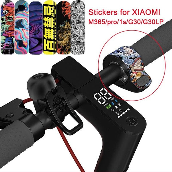 13.5*3cm PVC Stickers for Xiaomi Scooter Modification Stickers M365 Refers Supplies MAX Throttle Finger Pro G30 Scooter Accessories