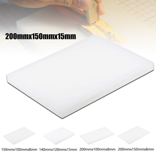 Planche à découper en plastique mat estampage poinçon marteau pad blanc pour bricolage en cuir artisanat outil