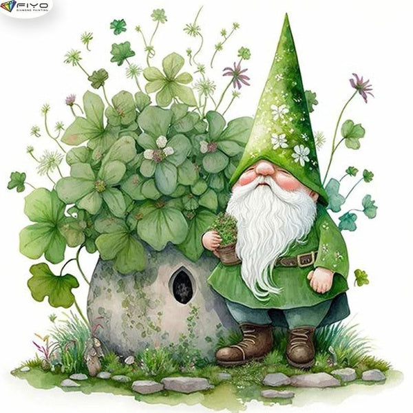 Dwarf 5D Diamond Painting Kits Full Drill Crystal Embroidery Pictures Arts Craft for Home Wall Decor(Full Round 25x25-30x30-40x40-50x50cm)(Full Squar