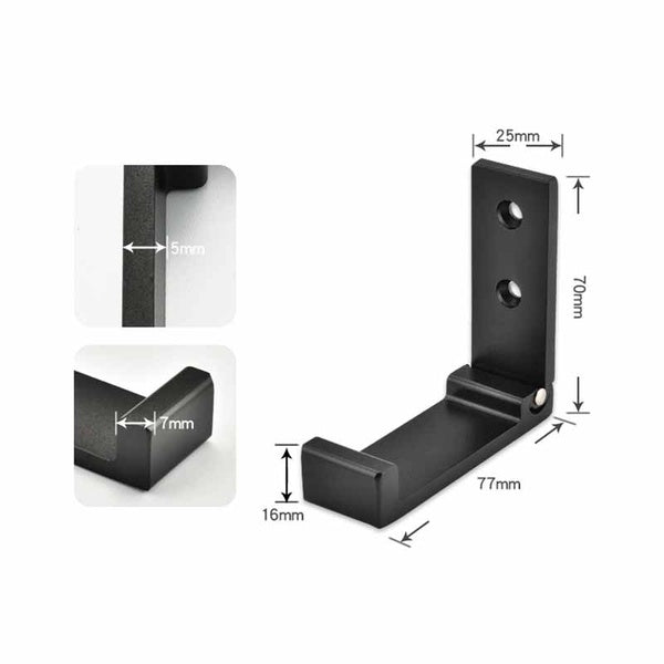 Folding Hooks Wall Door Clothes Hooks Aluminum Alloy Rustproof Wall Hanger Clothes Coat Towel Home Hotel storage Coat Hooks