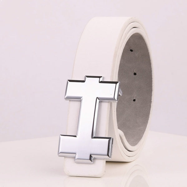 Men & Women Youth High Quality Male PU Leather Women Belt Accessories for Teens Jeans Belt New Design H Brand Belts