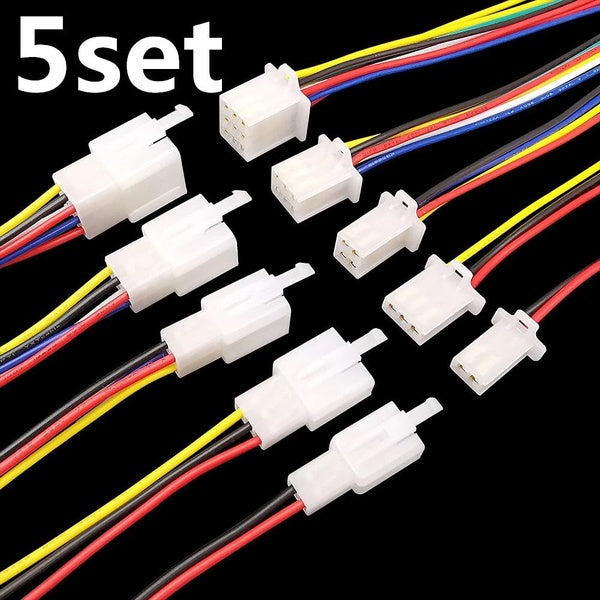 5Pair 2.8mm 2-3-4-6-9 Pin Automotive Electrical Wire Connector Male Female Socket Cable Terminals Plug Kits Motorcycle Ebike Car