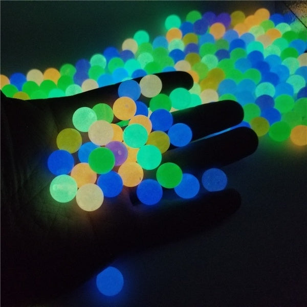 New 6-8-10-12mm Strong Luminous Beads Glow In The Dark Fishing Loose Spacer Beads for Jewellery Marking DIY Necklace Bracelet