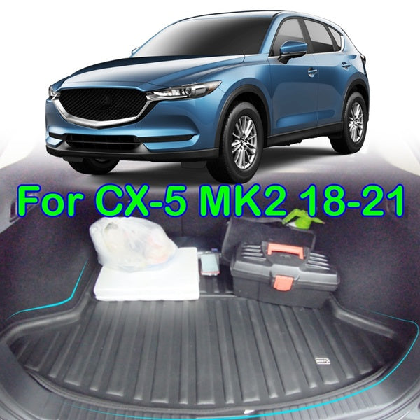 For Mazda CX-5 CX5 KF MK2 2017 - 2021 Cargo Liner Boot Tray Trunk Floor Mat Carpet 2018 2019 2020