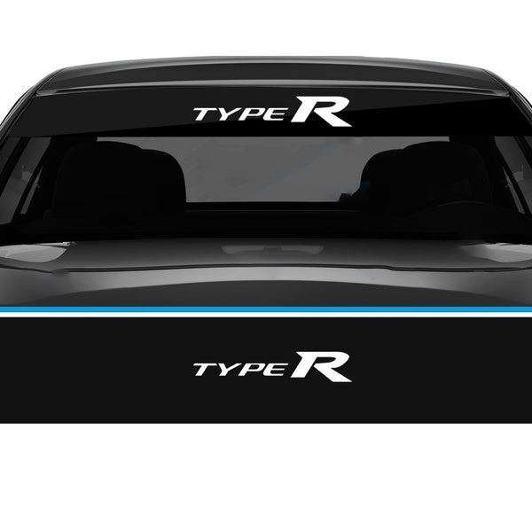 for Honda Civic TypeR Sun Strip Kit Ep3 Universal Sunstrip Kit Type R Decals