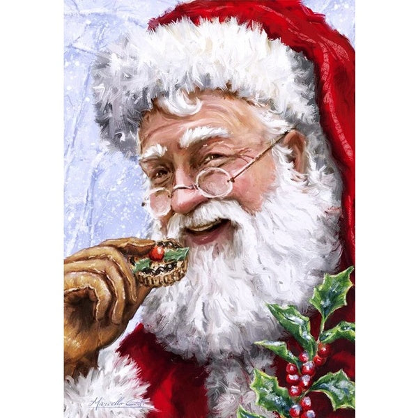 DIY 5D Diamond Painting Santa Claus Christmas Decoration by Number Kits Painting Cross Stitch Full Drill Crystal Rhinestone Embroidery Pictures Arts