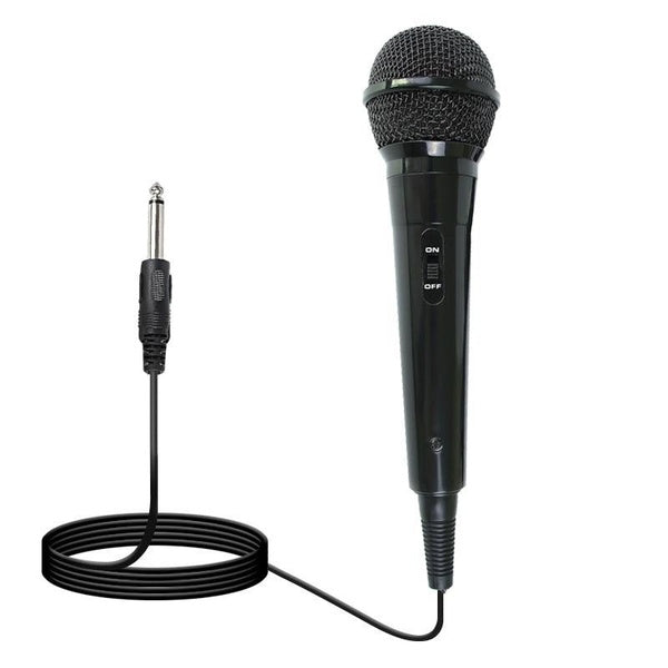 Microphone vocal professionnel filaire dynamique avec câble XLR à 6,35 mm pour l'enregistrement de karaoké