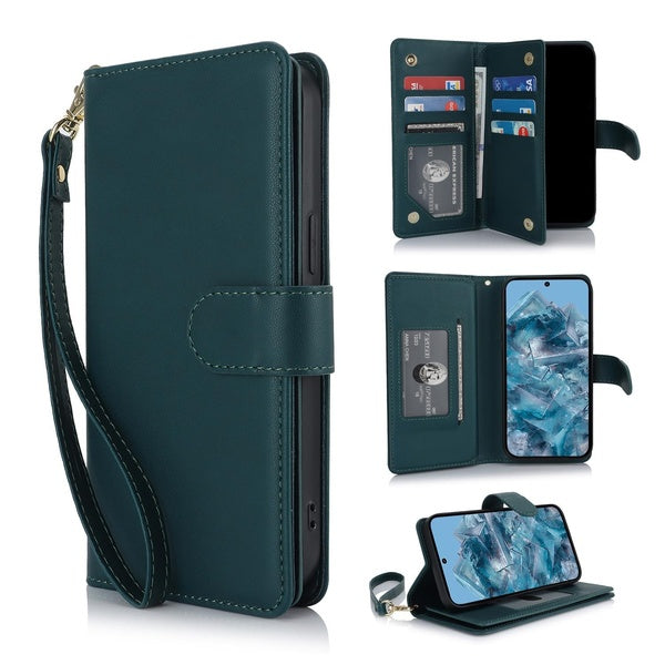 Étui portefeuille en cuir pour cartes, étui de téléphone pour Google Pixel 6 Pixel 6 Pro Pixel 6a Pixel 7 Pixel 7 Pro Pixel 7a Pixel 8 Pixel 8 Pro Pi