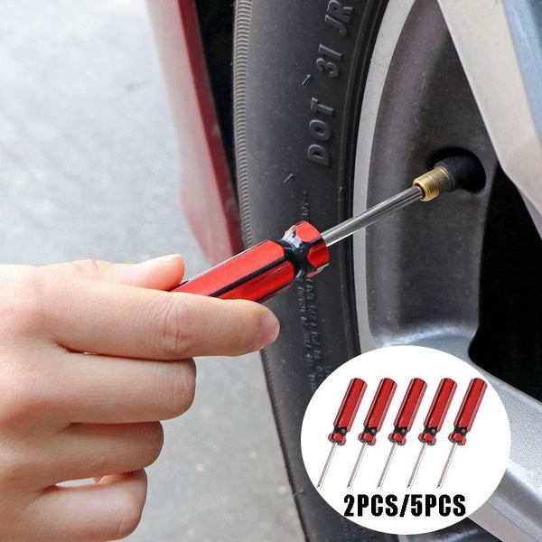 2pcs-5pcs Tyre Valve Core Remover Removal Tool For Car Bike Motorbike Truck Replacement Tire Tyre Valve Stem Core Part