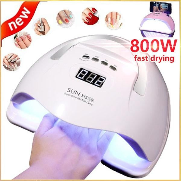 New upgrade! 800W High Power 57 UV LED Nail Dryer Machine Portable Home Use Professional Lamp for Quick Dry Gel Nail Polish