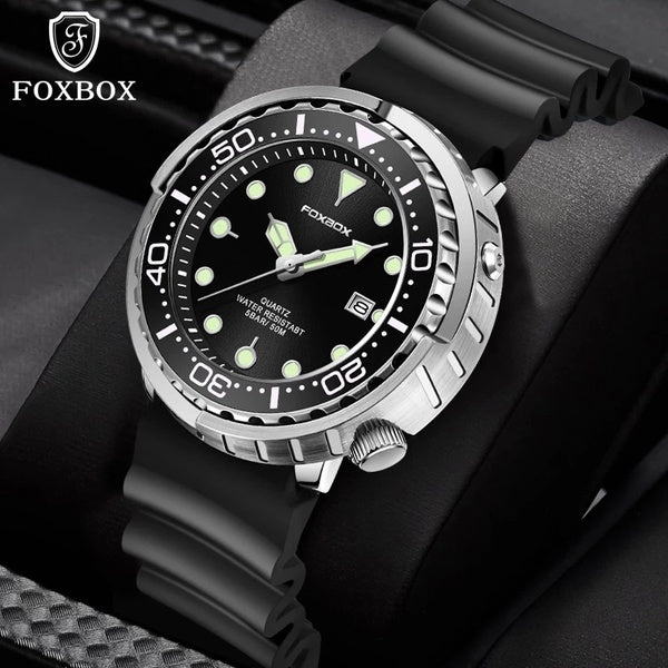 LIGE luxe hommes montre haut marque Quartz horloge bracelet en Silicone steeldive montres étanches Sport montres hommes brésil montre homme