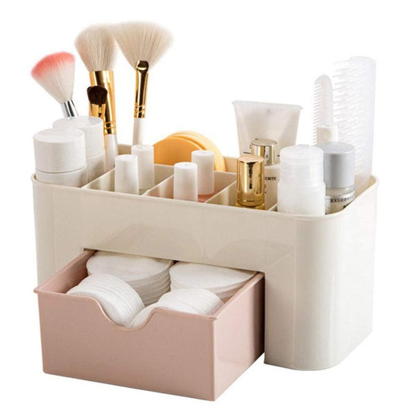 1pc Makeup Organizer,Cosmetic Organizer-Box for Bathroom, Organizer Drawers,Makeup Brush Organizer Space- Saving Space Storage Box Makeup Storage Org