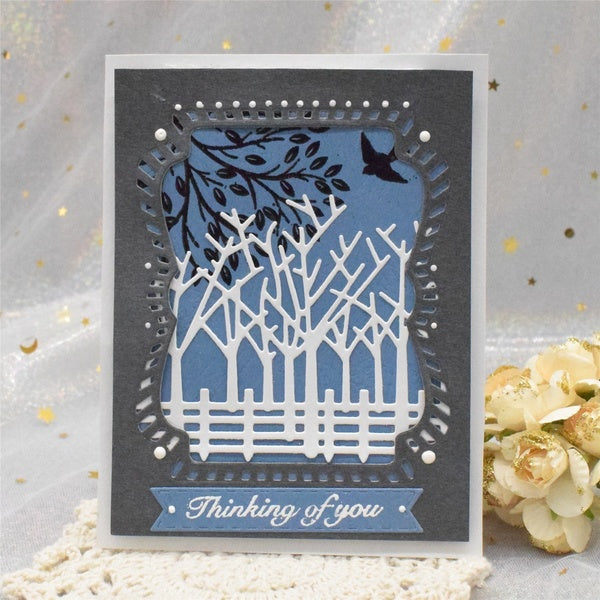 New Tree Metal Cutting Dies for DIY Scrapbooking Album Paper Cards Background Making Craft