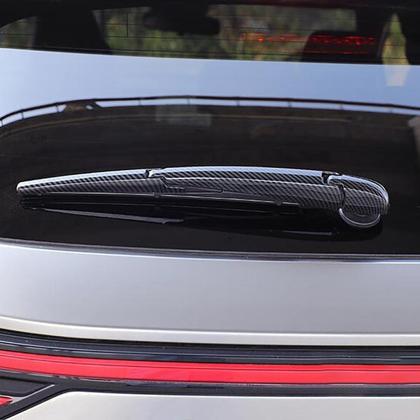 For Lexus NX 250 350 350H 450H 2021 2022 2023 2024 Chrome-Carbon Fiber Color Rear Window Wiper Cover Trim Windscreen Wash Strip 3pcs-set