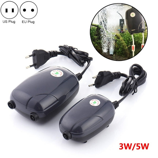 220 V 3 W 5 W silencieux Aquarium pompe à oxygène Mini réservoir de poisson compresseur d'air Air montée pompe à Air pour poisson aérateur Aquarium a