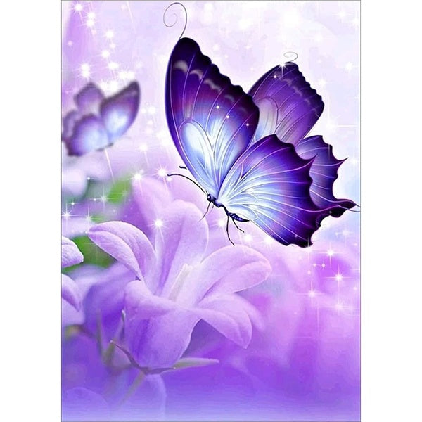 DIY 5D Diamond Painting Butterfly by Number Kits Painting Cross Stitch Full Drill Crystal Rhinestone Embroidery Pictures Arts Craft for Home Wall Dec