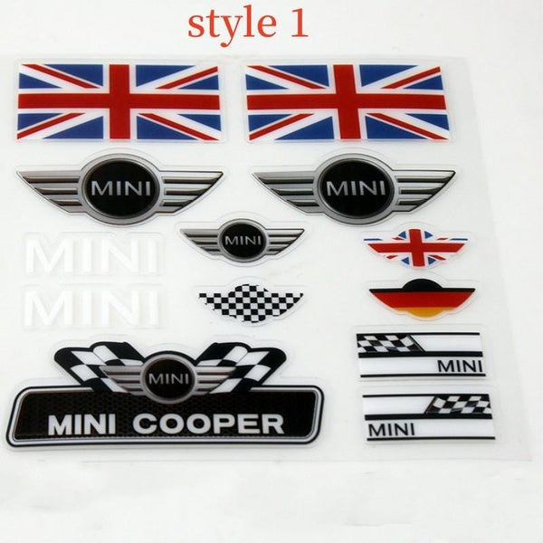Mini logo Car Sticker Decal for Mini Cooper