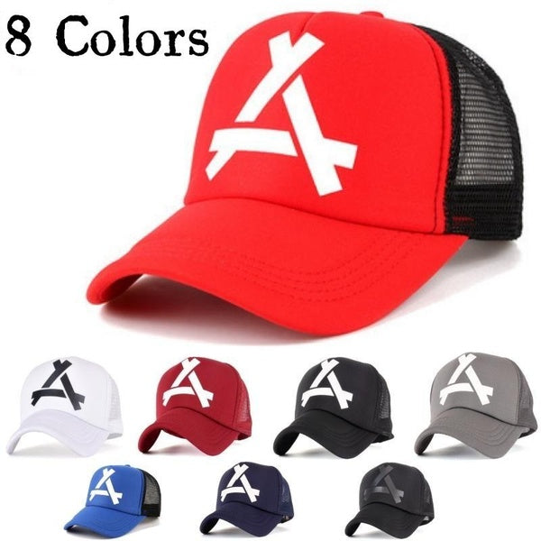 Été Protection UV Respirant Impression Maille Chapeaux Sports de Plein Air Hommes Coton Golf Casquette De Baseball Réglable Hip Hop Chapeau De Camion