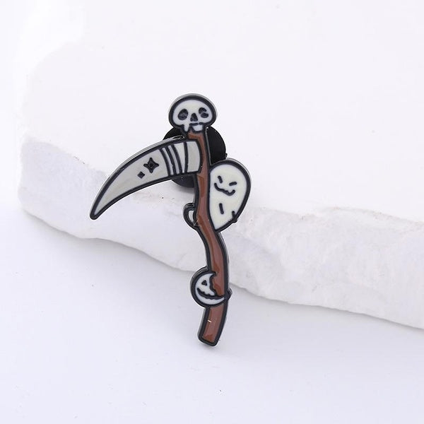 Halloween Party Enamel Pin Lapel Badges Brooch Jewelry Punk Gift