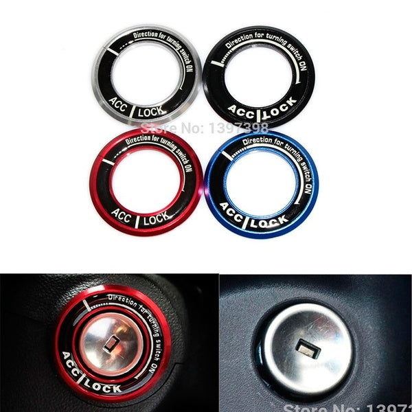Car Ignition Switch cover auto car accessories,3d sticker For Chevrolet Cruze Aveo Trax Malibu - Opel Mokka ASTRA J Insignia 1pcs