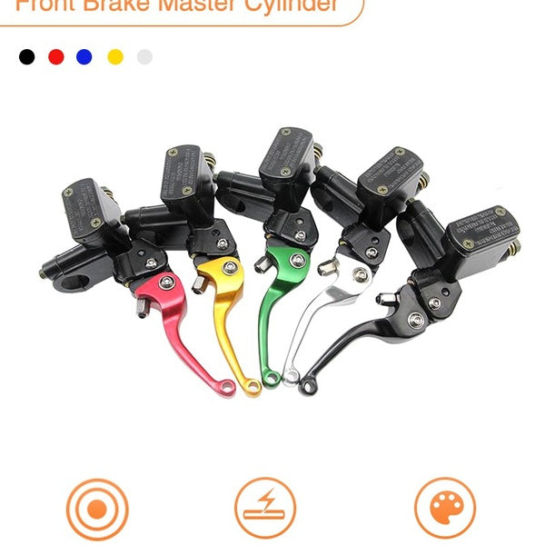 Brake Lever CNC Folding 100mm Brake Pump Right Short Handle Fit CRF KLX YZF RMZ Motorcycle Dirt Bike