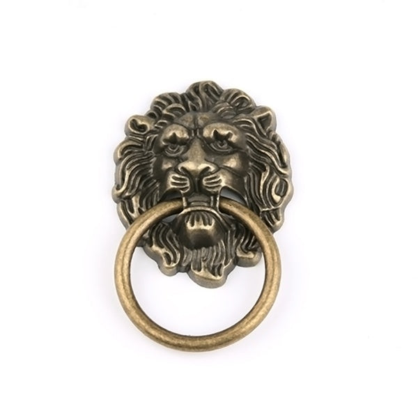67 * 43mm meubles poignées bête pour tête de Lion Antique alliage poignée garde-robe tiroir porte tirer rétro décoration 1 pièces avec vis