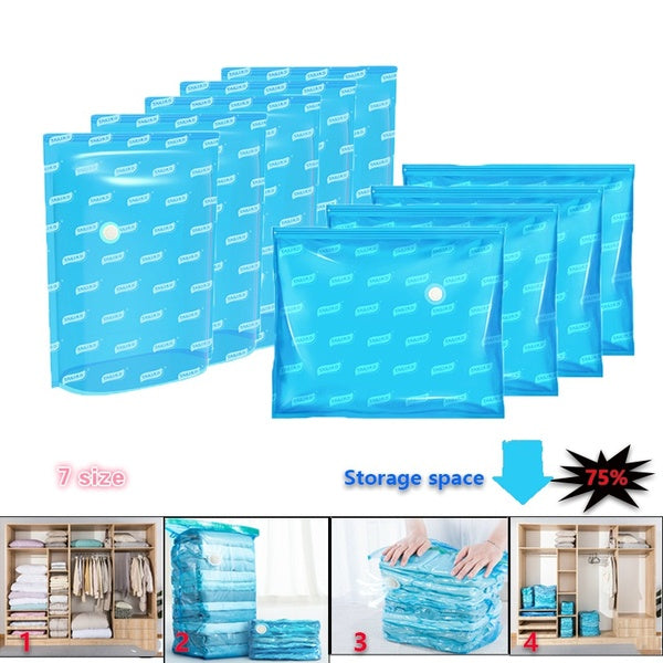 Vacuum storage bag stereo vacuum compression bag household moving bag packing bag clothing quilt finishing bag thickening