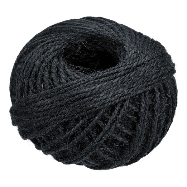 164 Feet 2mm Jute Twine, Jute Rope, Jute Twine String Cords Black for DIY