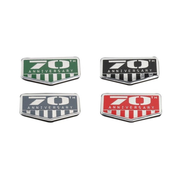 For Jeep 70th Anniversry Edition Wrangler Grand Cherokee Renegade Compass Patriot Emblem Sticker Decal