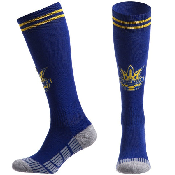 Kids soccer-football socks Ukraine National Team ETM1721