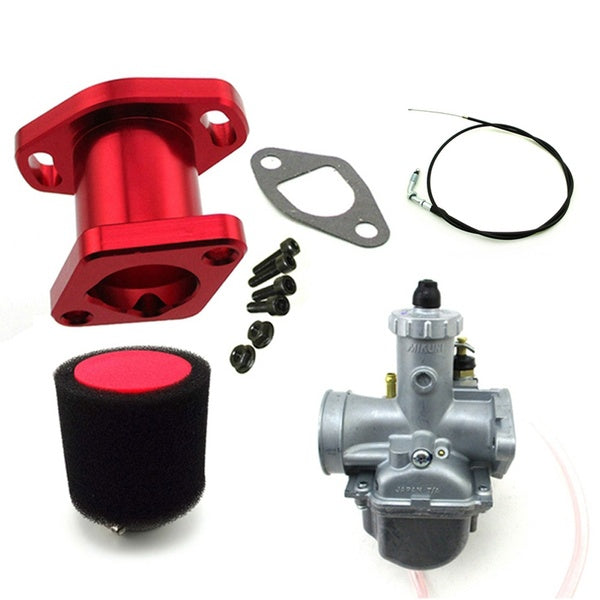 Racing Performance Carburetor Carb Mainfold Air Filter 1350mm 53" Throttle Cable For Predator 212cc GX200 196cc Mini Bike Go Kart