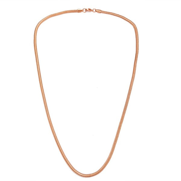 2021 mode charme bijoux en acier inoxydable serpent os chaîne collier femmes Vintage mariée mariage longue chaîne collier