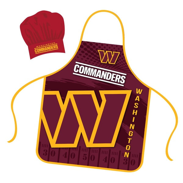 NFL Apron & Chef Hat Set - Washington Commanders