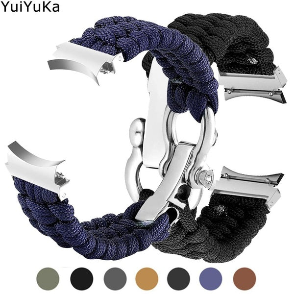 YuiYuKa Nylon No Gaps Band for Samsung Galaxy Watch 6 5 4 40mm 44mm 6 Classic 47mm 43mm 5 Pro 45mm Braided Accessories Strap for Galaxy Watch 4 Class Matron Inn