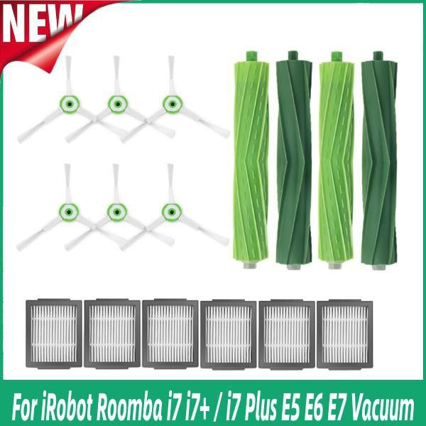 New！Roller brush Filter Side brush Kits for iRobot Roomba i7 i7+ - i7 Plus E5 E6 E7 Vacuum Cleaner Robot Parts