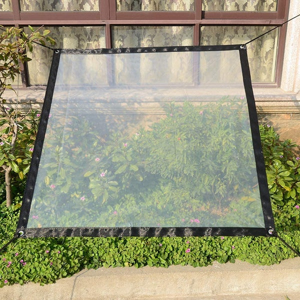 Clear Waterproof Cover Tarp, Dustproof Rainproof Tarpaulin Sheet Ground Sheet Covers for Plants Greenhouse Garden Furniture Cars
