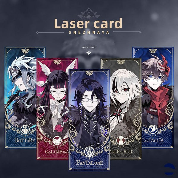 Game Genshin Impact Role Card Fatui Executive Laser Card Animation gifts