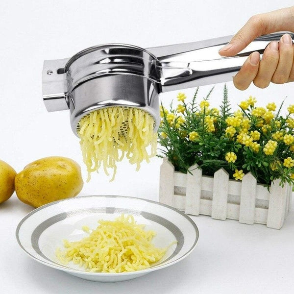 1PC Stainless Steel Potato Masher Ricer Manual Juicer Squeezer Press Potato Baby Food Supplement Machine Kichen Tools QA 109