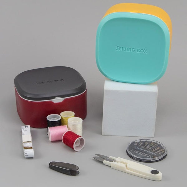 Home sewing box storage set Student dormitory home sewing kit Portable multi-functional hand sewing tools