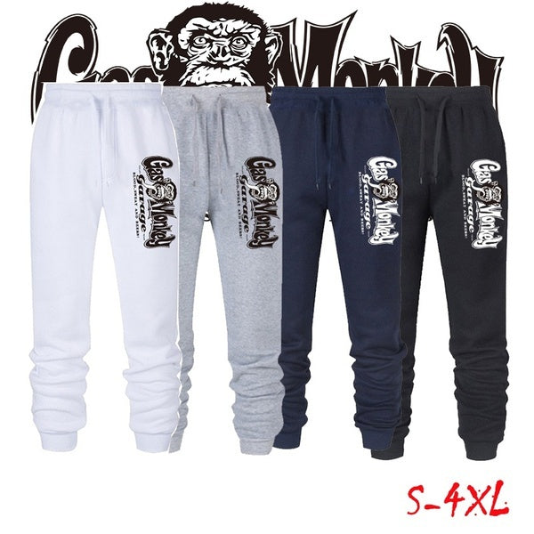 Hommes Gas Monkey imprimé pantalons hommes Sport joggeurs Hip Hop Jogging Fitness pantalon décontracté pantalon pantalons de survêtement XS-4XL