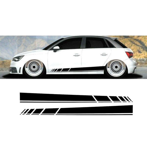 Side Stripe Stickers Graphics Decals For Audi A1 A3 A4 A5 A6 A7 S1 RS1 sport tu-88688