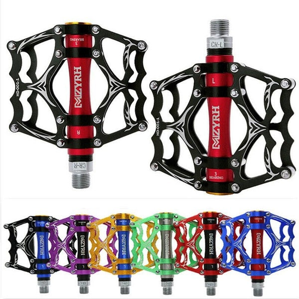 MZYRH pédales de vélo de route ultralégères plates VTT pédales de vélo 9-16 '' scellées 3 roulements