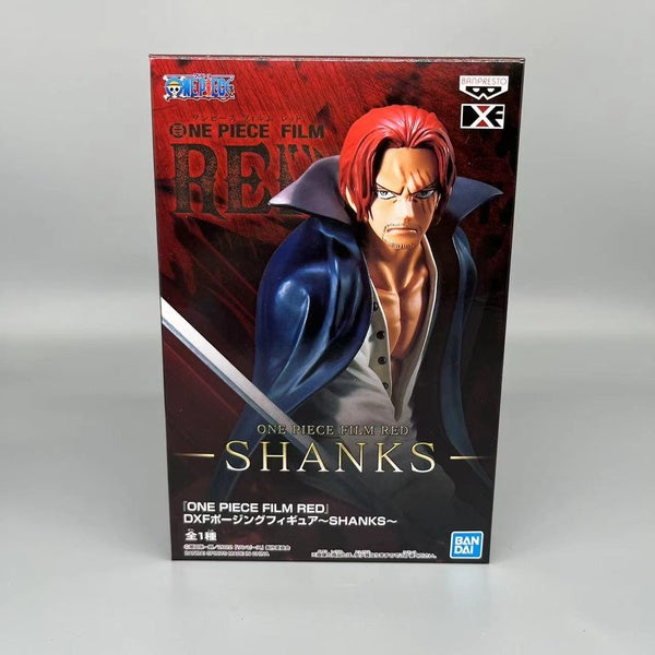 banpresto ONE PIECE FILM RED DXF Shanks 7 inch BANDAI THE GRANDLINE MEN figure Anime cartoon gift toys collection