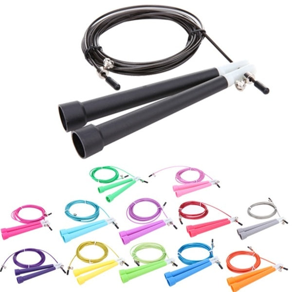 Corde à sauter réglable 3M vitesse fil d'acier corde à sauter Crossfit Crossfit MMA Box Gome Gym Fitnesss équipement