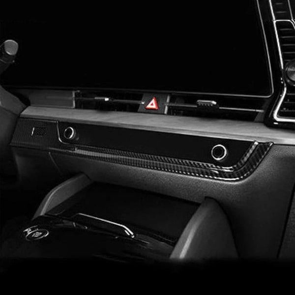 For Kia Sportage NQ5 2022 2023 LHD Car Center Control Trim Strips Headlight Adjustment Switch Cover Central Air Conditioner Button Frame Decoration C