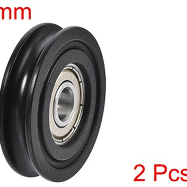 U608ZZ U Groove Roulements À Billes 8x40x10mm Double Blindé GCr15 Roulement Noir 2pcs