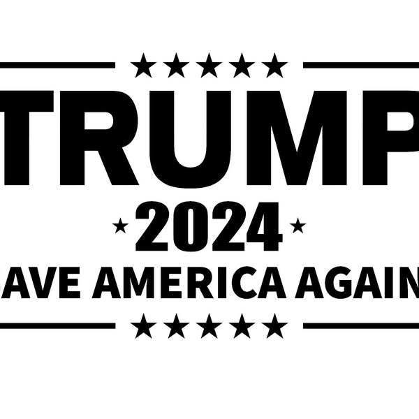 2pcs, Trump 2024 Night Reflective Wall Home Decoration Stickers Vinyl Decal Car Stickers