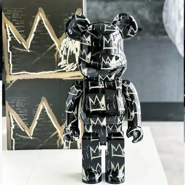 New Basquiart Crown Bea@brick400% 28cm ABS Mechanical Gear Action Figure Collection Toy Gift with Retail Box