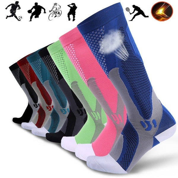 Compression Socks for Women Men 20-30mmhg Knee High Stocking for Sports Running